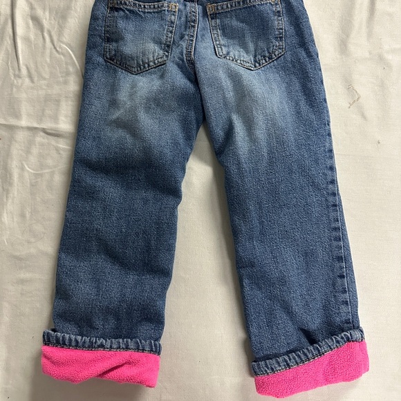 OshKosh B'gosh Fleece Lined Denim Jeans - Picture 4 of 4